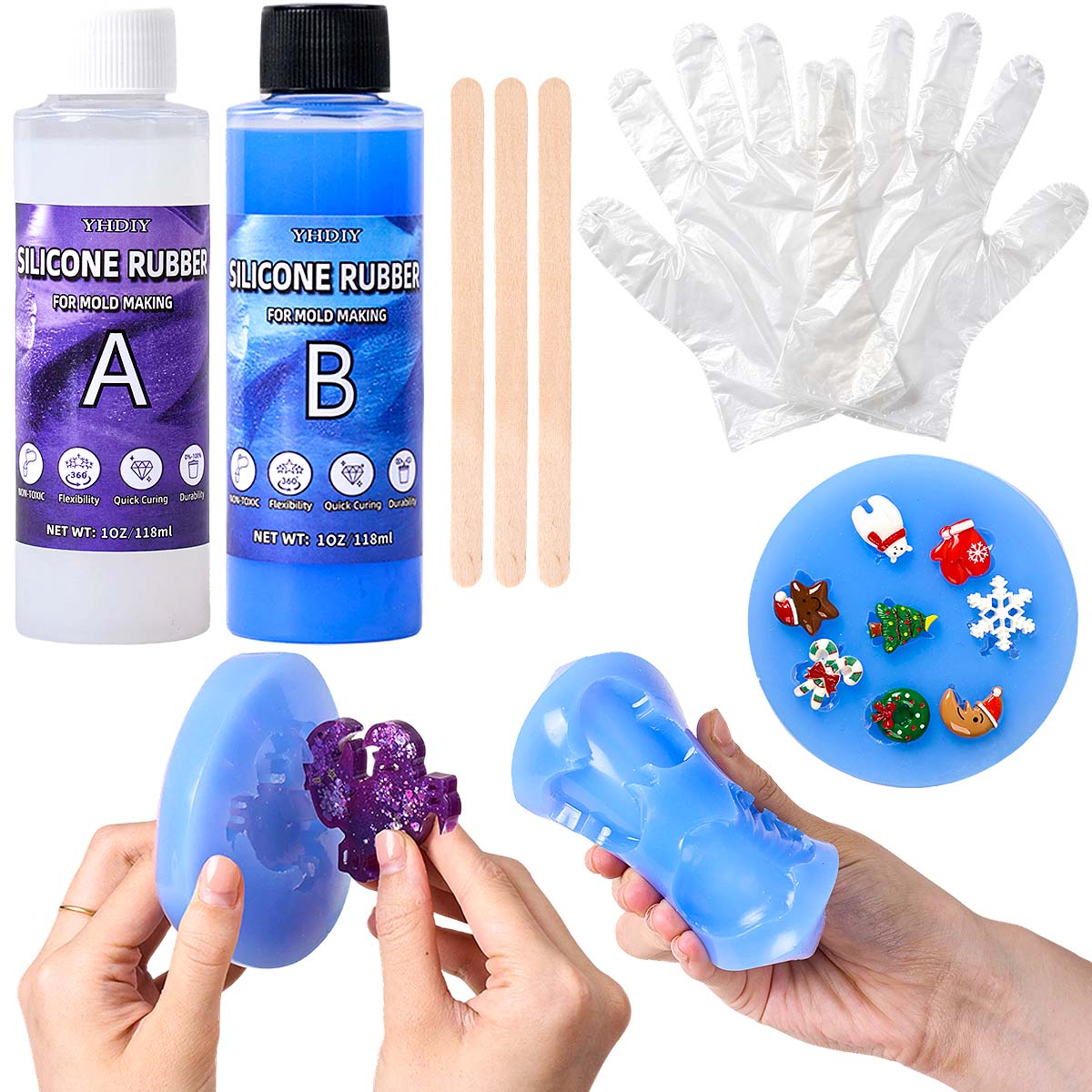 Soap Making Liquid - Kit per Stampi in Silicone da