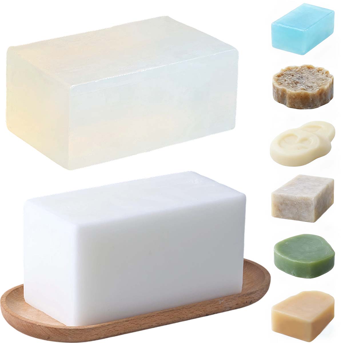 Soap Making Base - 1000g Base di sapone bianco trasparente