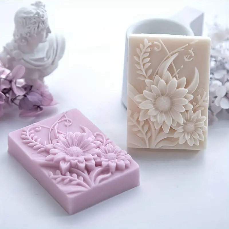 Soap Making Chemical - Stampo in silicone per sapone quadrato