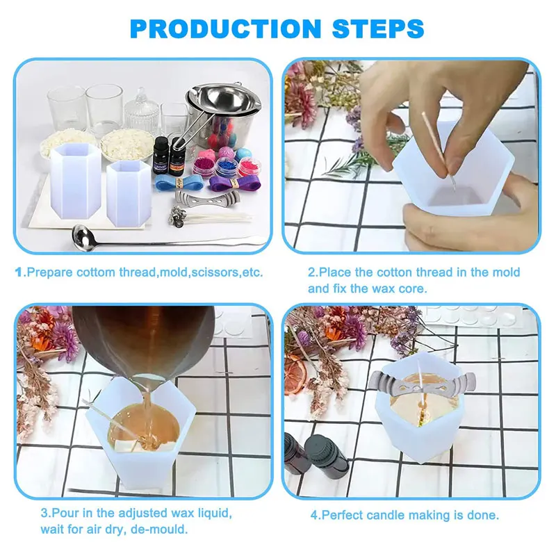 Stampi per candele in silicone - Soap Making Chemical recensione e prezzo