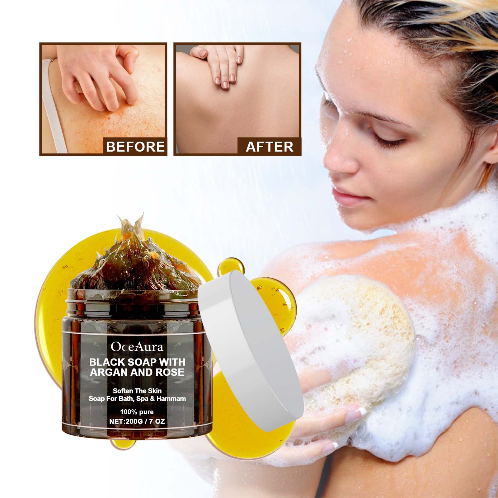Sapone Nero OCEAURA con Argan  - Soap Making Oils recensione e prezzo
