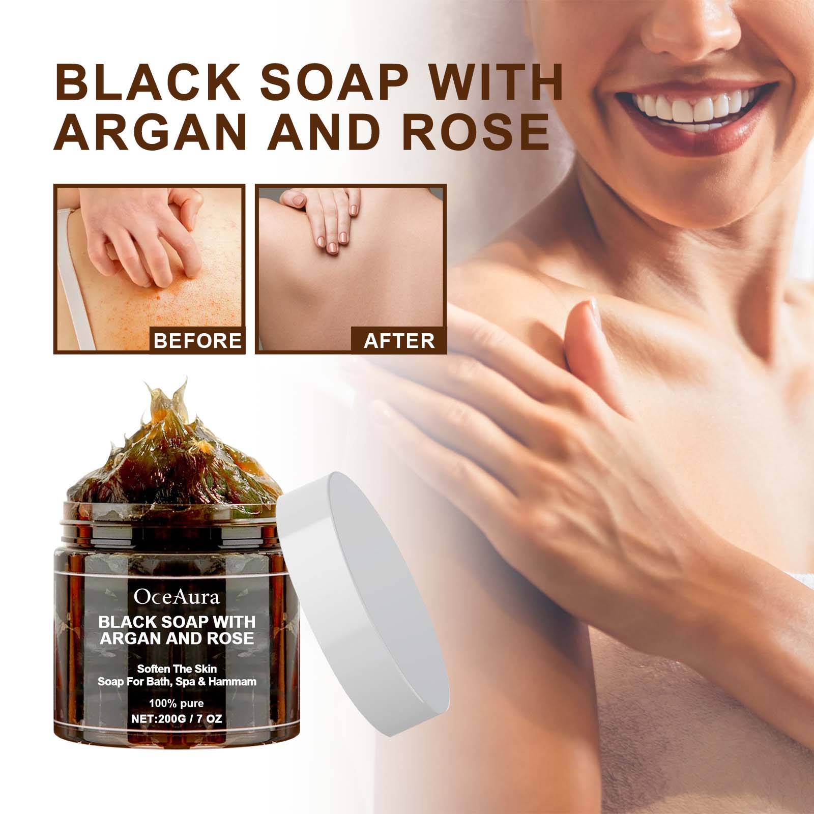 Sapone Nero OCEAURA con Argan  - Soap Making Oils recensione e prezzo